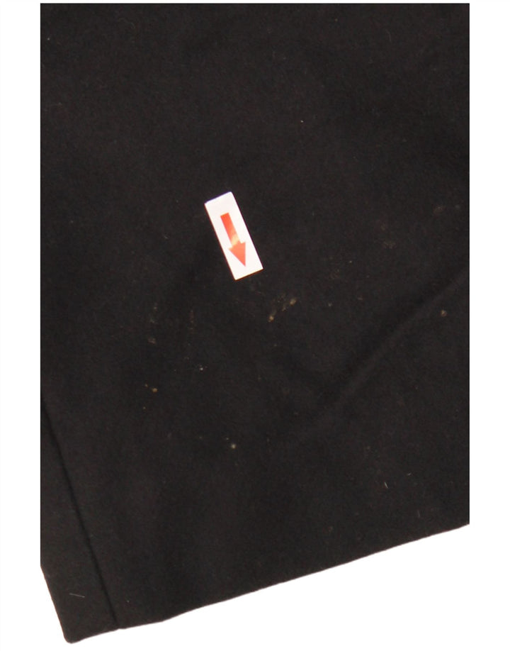 Женское пальто с капюшоном Cos EU 36, маленькое черное шерстяное пальто