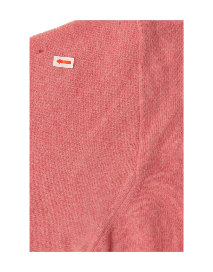 KAPPA Mens V-Neck Jumper Sweater Large Pink Wool Vintage Kappa and Second-Hand Kappa from Messina Hembry 