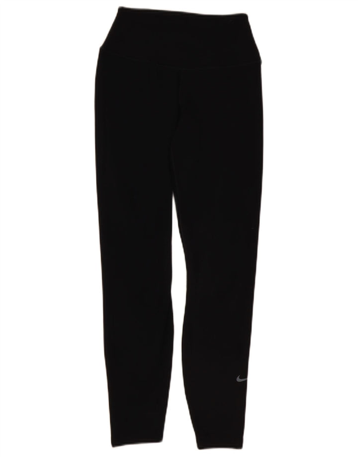 Женские леггинсы Nike Dri Fit UK 8, маленькие черные