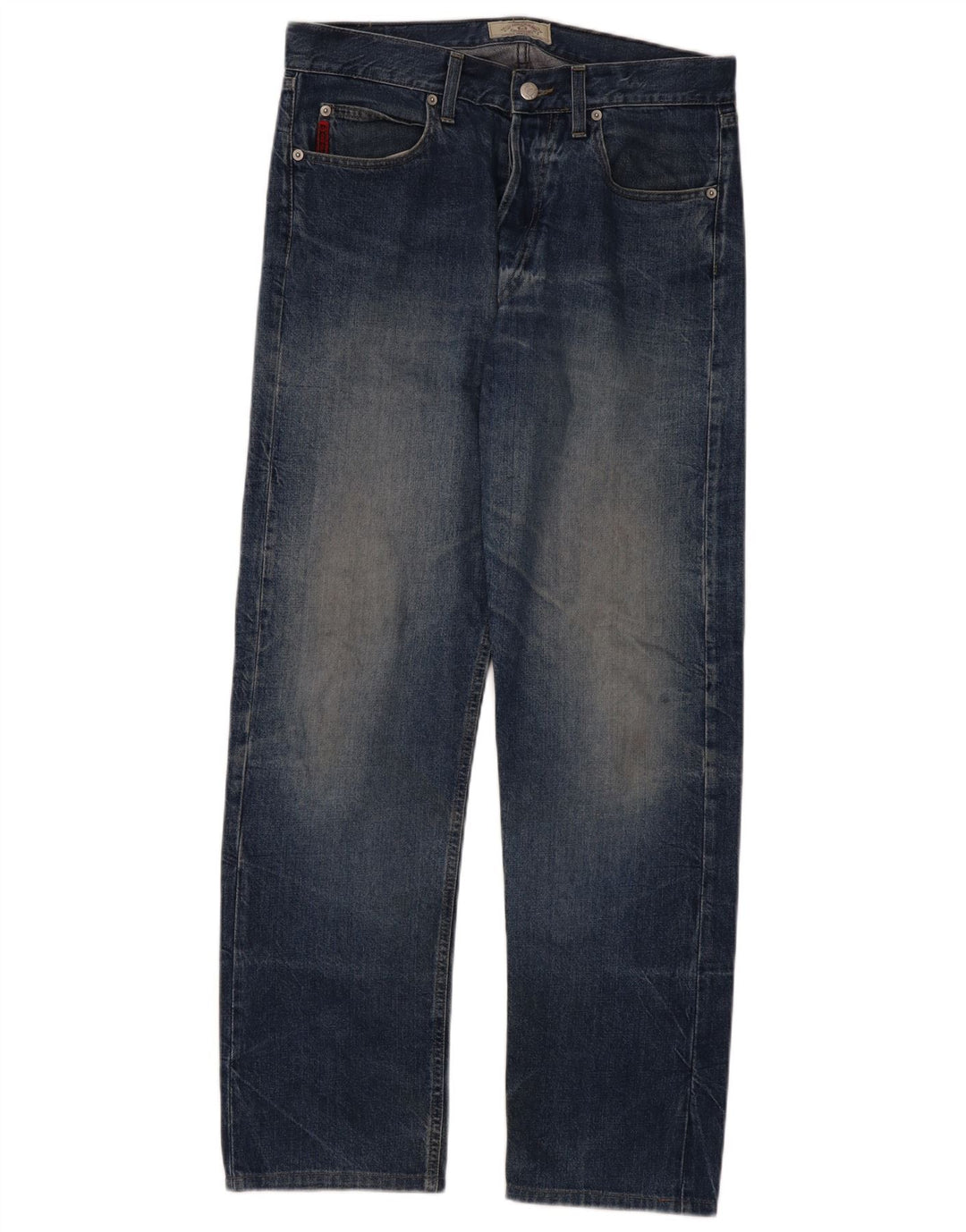 Мужские прямые джинсы Armani W34 L31 темно-синие