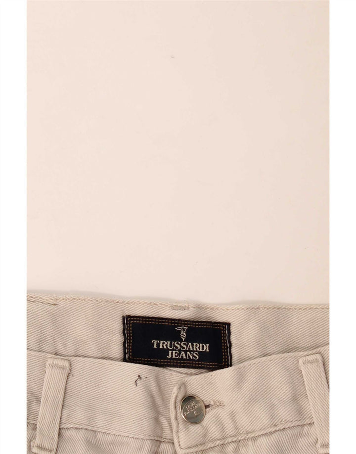 Мужские зауженные джинсы Trussardi W34 L29 бежевые