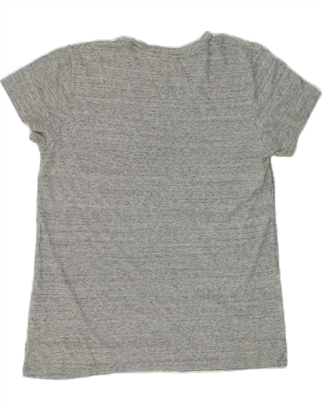 LEVI'S Womens Graphic T-Shirt Top UK 14 Medium Grey Flecked Cotton Vintage Levi's and Second-Hand Levi's from Messina Hembry 