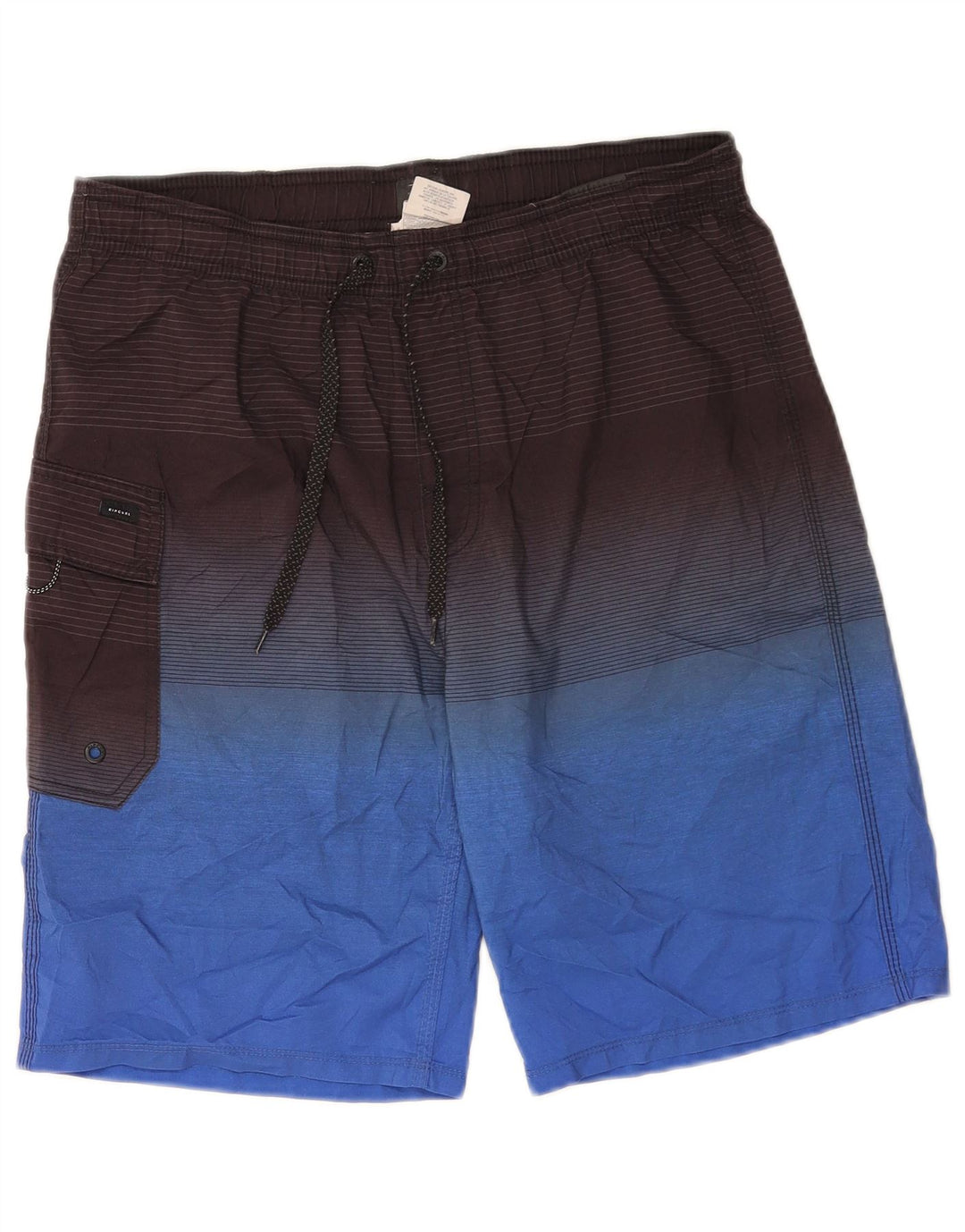 Мужские шорты для плавания-карго Rip Curl, средний синий, полиэстер с цветными блоками