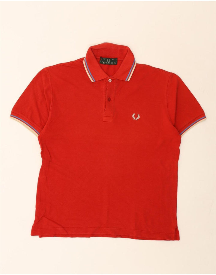 Мужская рубашка-поло Fred Perry, маленькая красная, хлопок