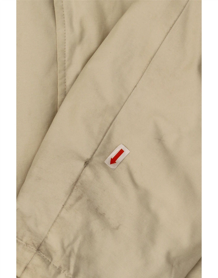 WOOLRICH Womens Hooded Windbreaker Jacket UK 14 Large  Beige Vintage Woolrich and Second-Hand Woolrich from Messina Hembry 