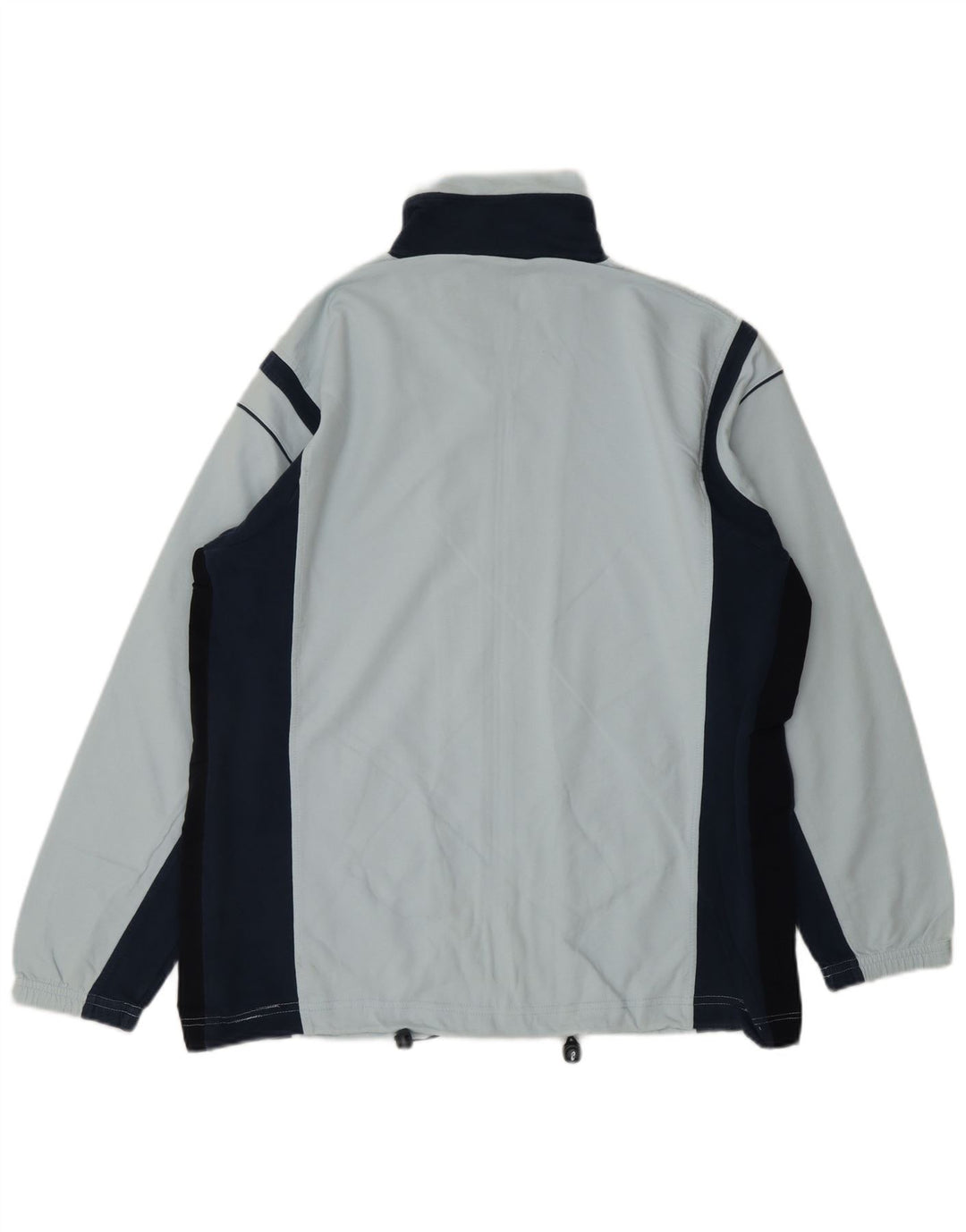 Мужской спортивный костюм ASICS, верхняя куртка среднего синего цвета с цветными блоками