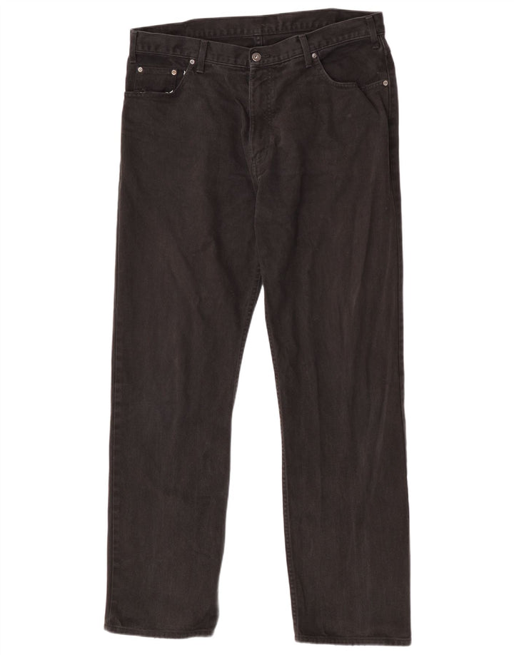 Мужские прямые джинсы Marks & Spencer W38 L33, черный хлопок