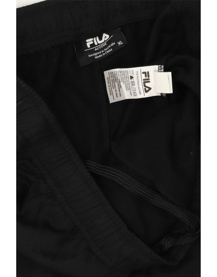 Мужские спортивные брюки Fila XL, черный полиэстер