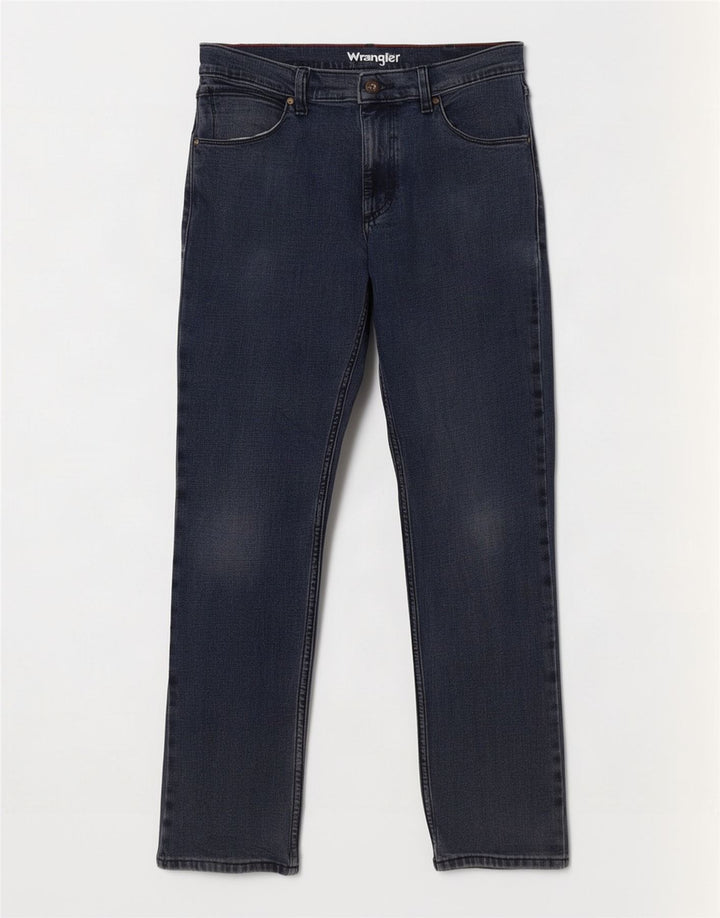 Мужские узкие джинсы Wrangler W32 L32, темно-синий хлопок