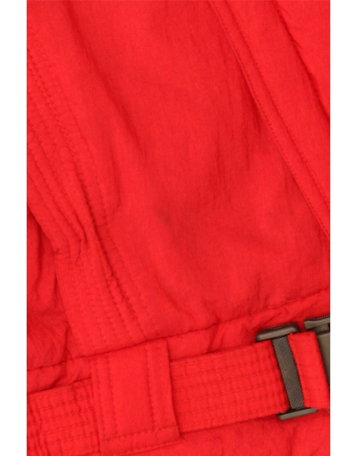 Винтажная женская стеганая куртка UK 18 XL, красная