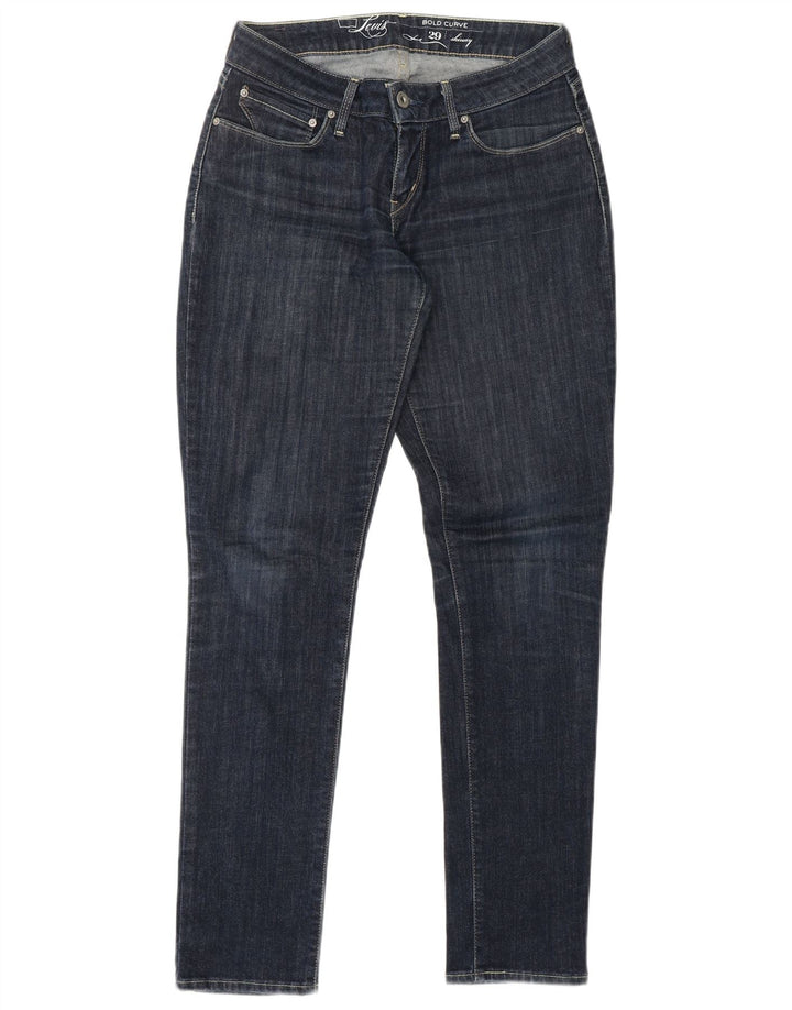 Женские джинсы скинни LEVI'S Bold Curve W29 L32 Темно-синие, хлопок