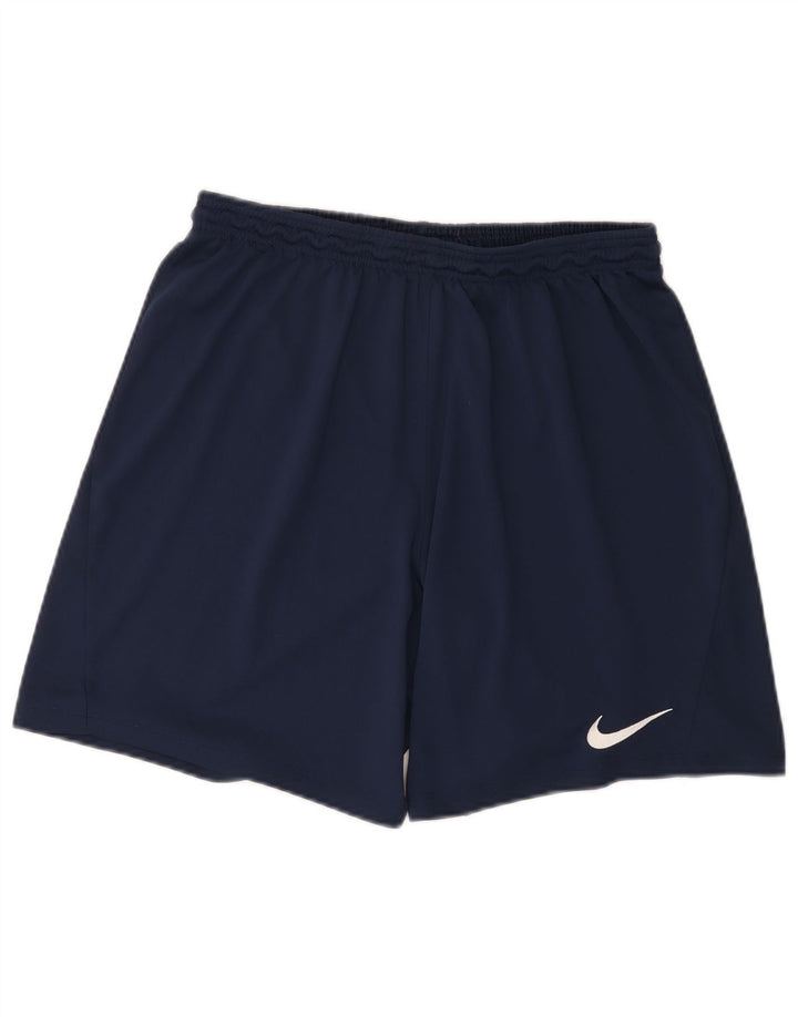 Мужские спортивные шорты Nike Dri Fit XL темно-синие из полиэстера