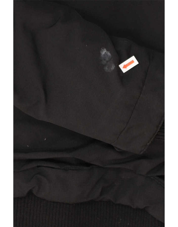 Женская утепленная куртка Woolrich с капюшоном UK 14, средний черный полиэстер