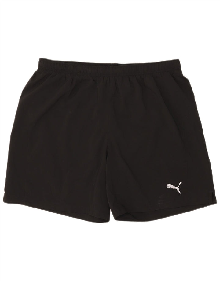 Мужские спортивные шорты Puma XL черные из полиэстера