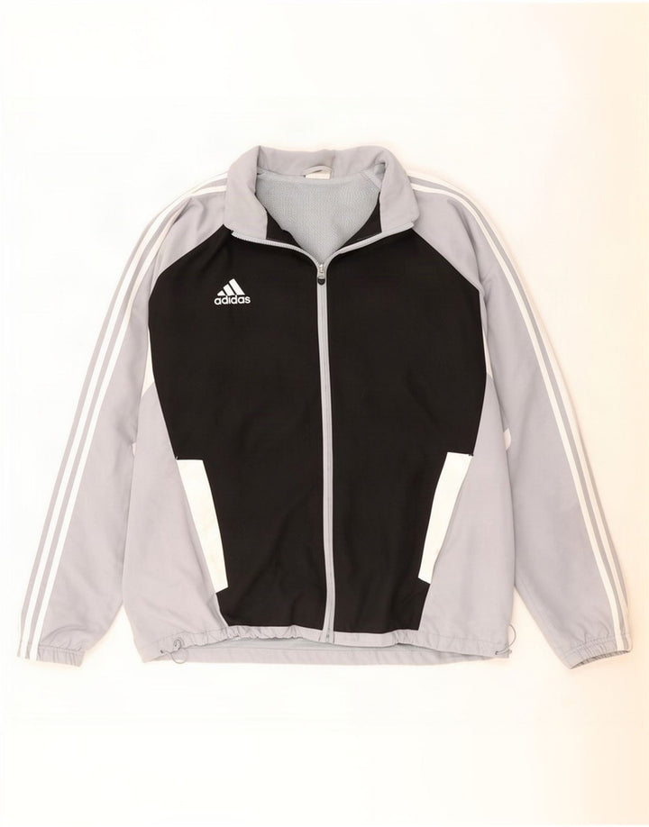 Мужской спортивный костюм Adidas Top Jacket UK 50/52 2XL Черный полиэстер с цветными блоками