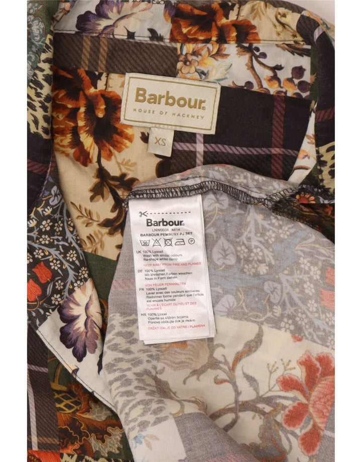 Женский комплект пижамы Barbour из 2 предметов UK 6 XS W26 Разноцветный пэчворк