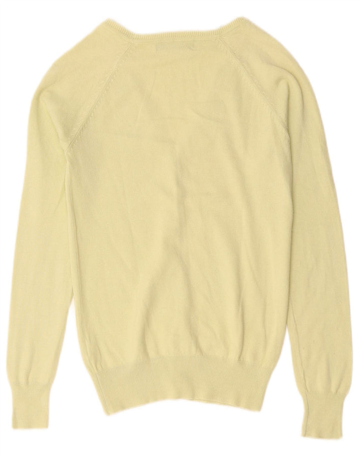 Женский кардиган ZARA UK 8, маленький зеленый хлопковый свитер