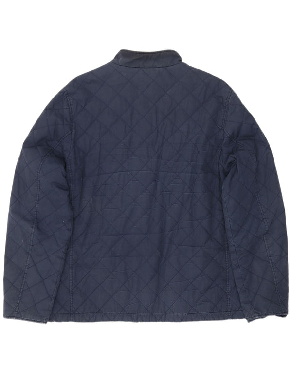 Мужская стеганая куртка Jack Wills UK 42 XL темно-синяя хлопковая