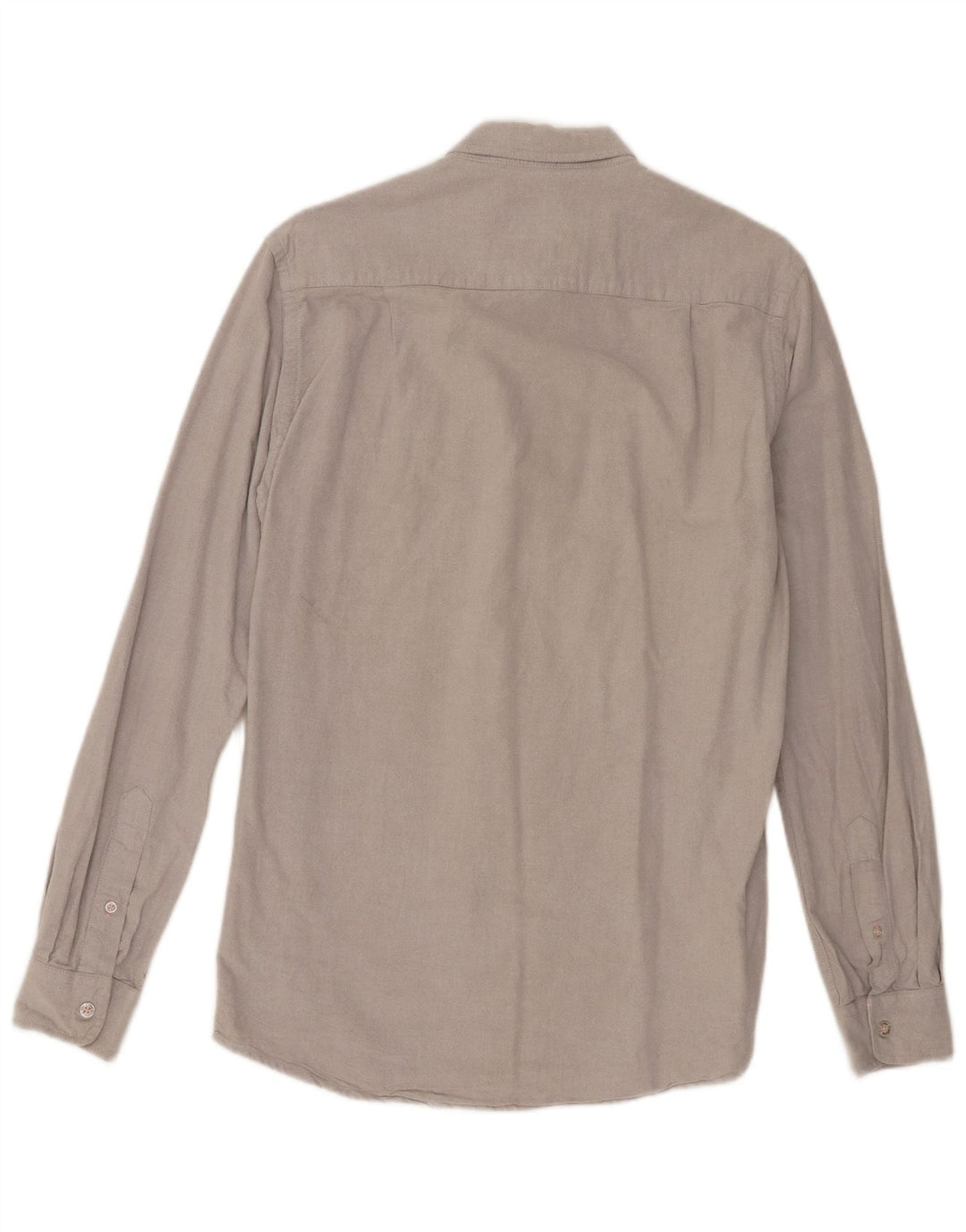 Crew Clothing Мужская рубашка из хлопка среднего серого цвета