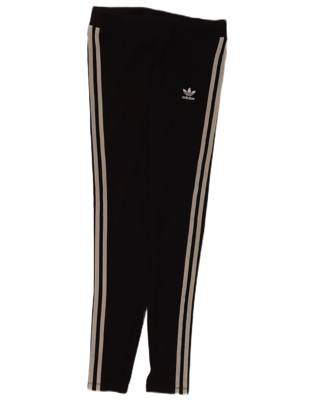 Женские леггинсы Adidas UK 10, маленькие черные хлопковые