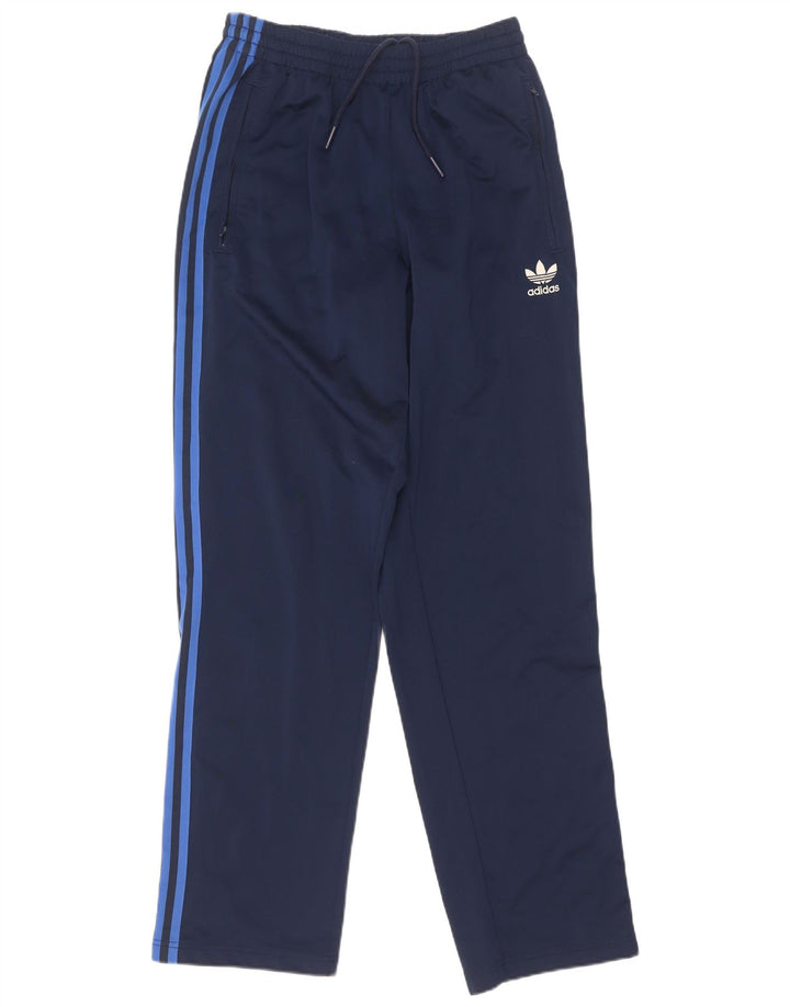 Мужские спортивные брюки Adidas, маленькие темно-синие, полиэстер