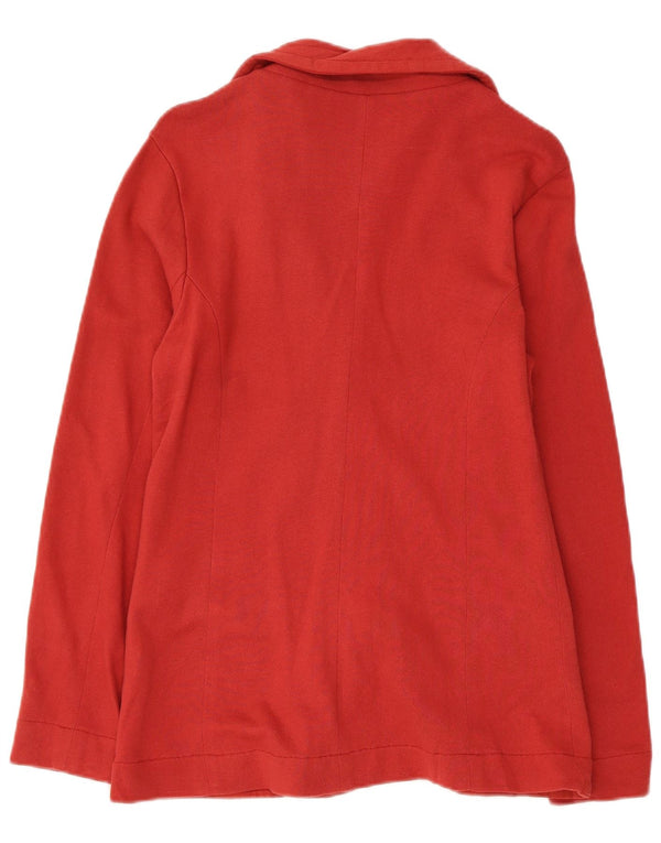 KAPPA Женский пиджак на 3 пуговицах UK 10, маленький красный хлопковый