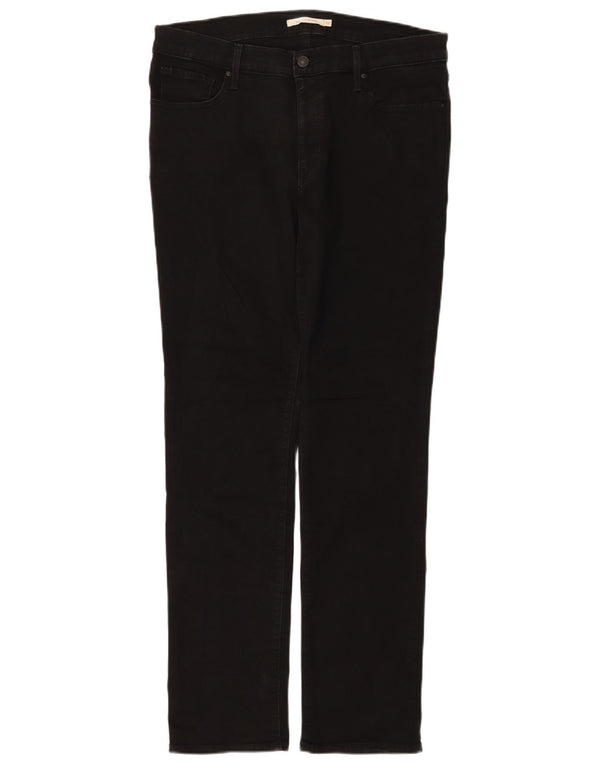 Женские джинсы Levi's 312 Shaping Slim W32 L32, черный хлопок