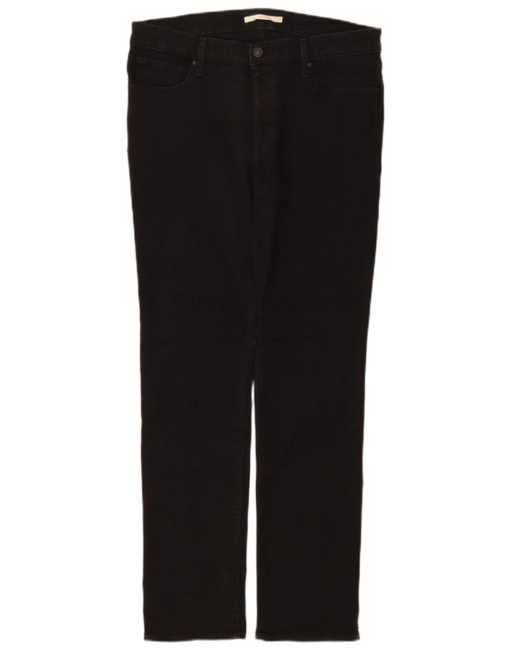 Женские джинсы Levi's 312 Shaping Slim W32 L32, черный хлопок