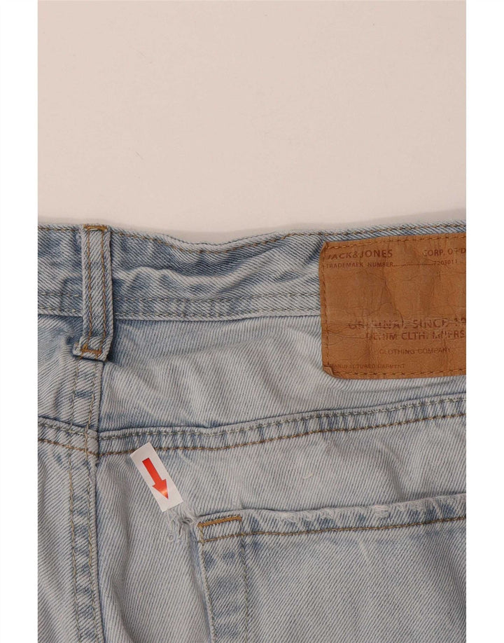 Мужские джинсовые шорты Jack & Jones, большие размеры, W34, синие, хлопок