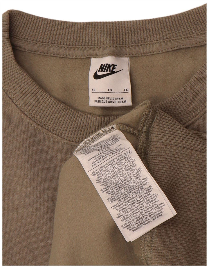 Женский свитер Nike UK 18 XL, серый хлопок