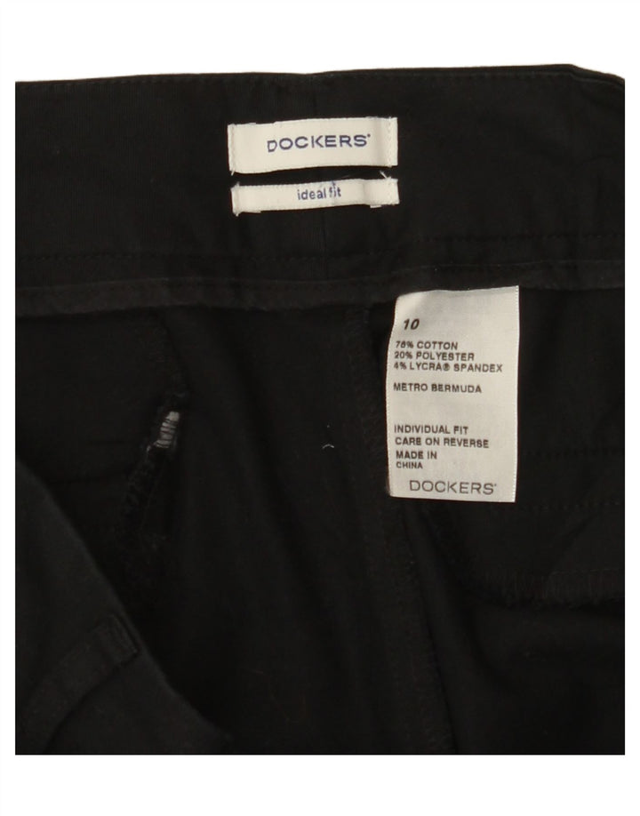 DOCKERS Womens Casual Shorts US 10 Large W32 Black Cotton Vintage Dockers and Second-Hand Dockers from Messina Hembry 
