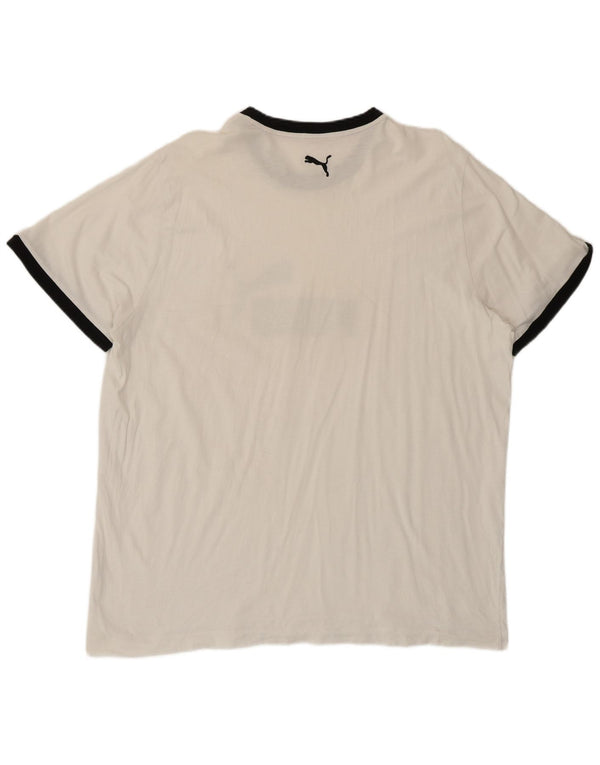 Мужская футболка с рисунком Puma 2XL, белая
