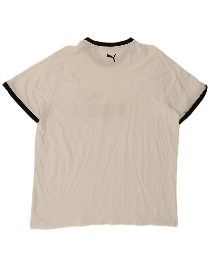 Мужская футболка с рисунком Puma 2XL, белая