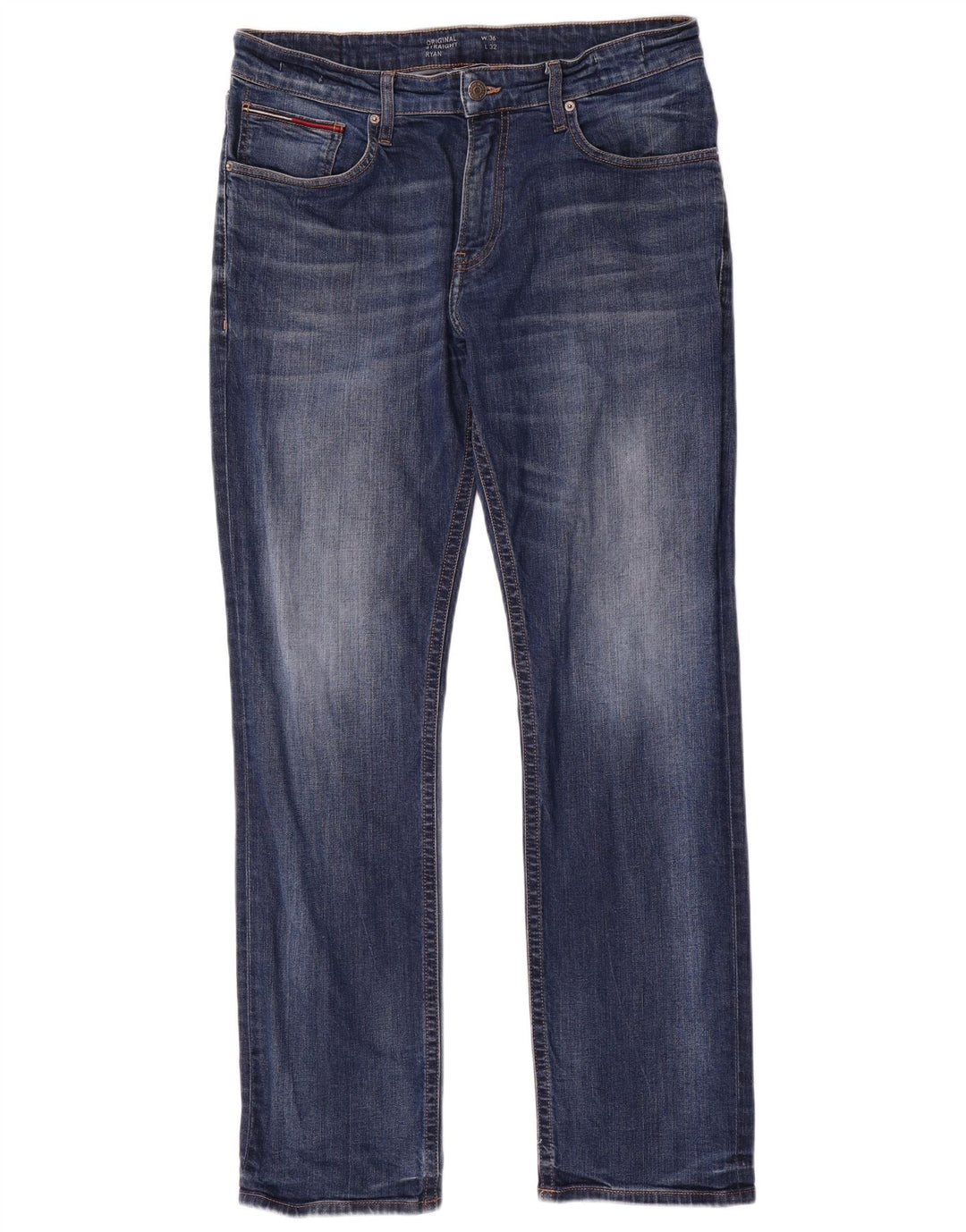 Мужские прямые джинсы Tommy Hilfiger Ryan W36 L32 синие