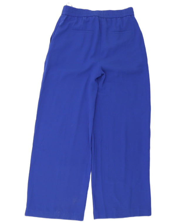 Женские повседневные широкие брюки Marks & Spencer UK 14, большие W34 L33, синие