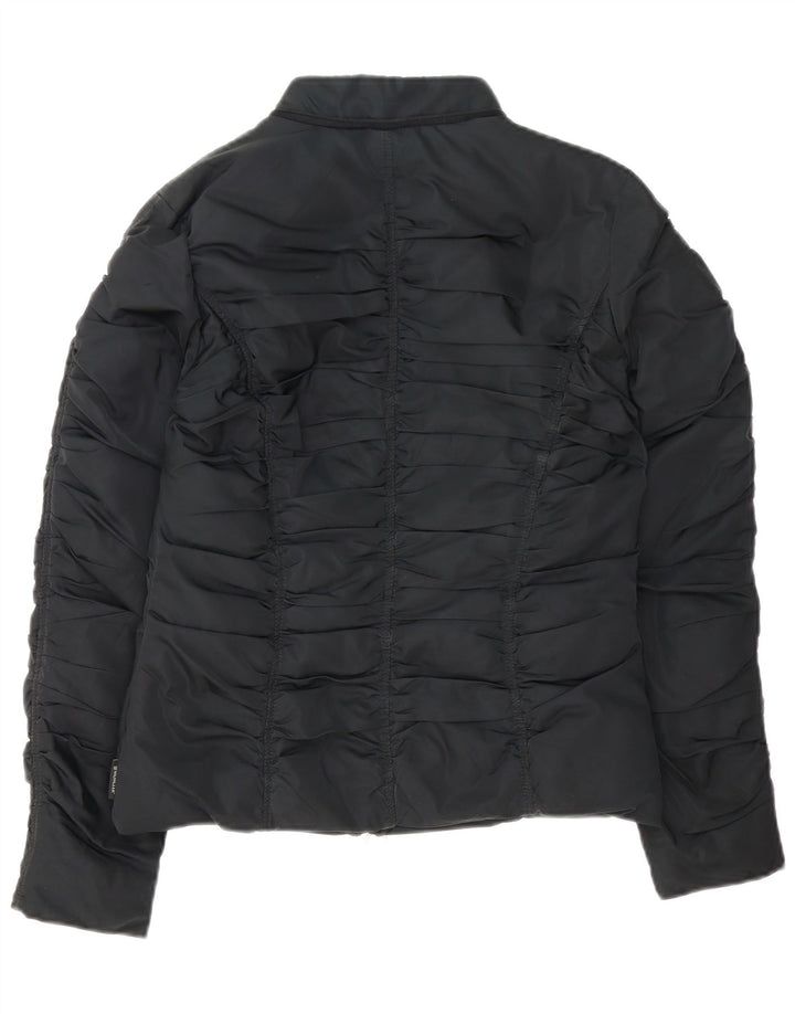 Moncler Женская стеганая куртка, размер 2, средний черный полиэстер