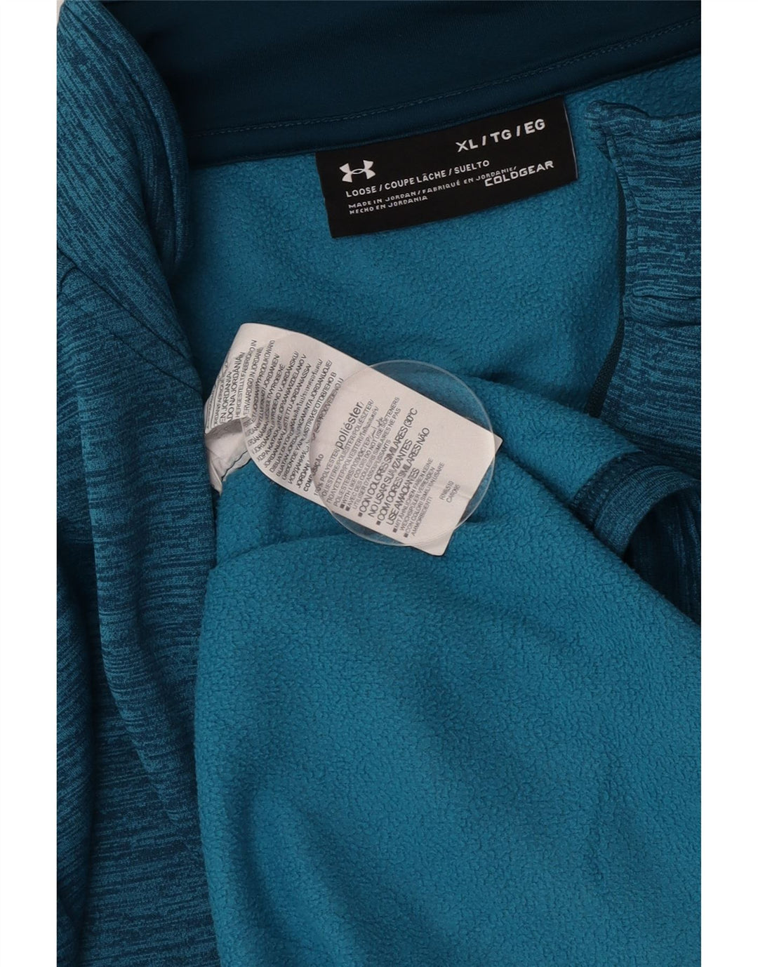 Мужской пуловер свободного кроя Under Armour Cold Gear, спортивный костюм, топ XL, синий