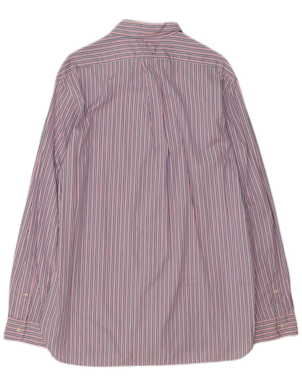 Мужская рубашка индивидуального кроя POLO RALPH LAUREN, размер 42 16 1/2, большая розовая полоска