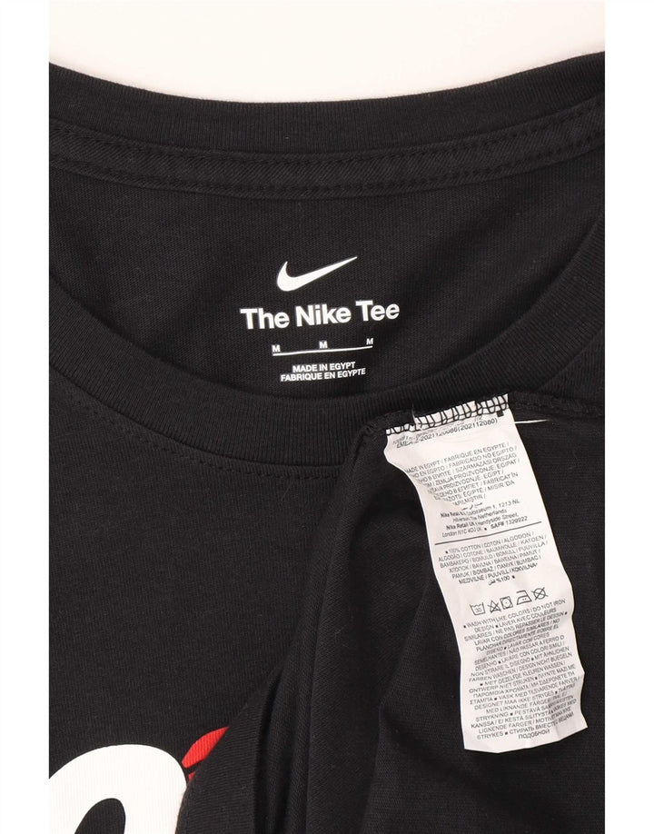 Мужской топ с рисунком для гольфа Nike с длинным рукавом, средний, темно-синий, хлопковый
