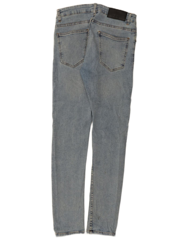 Мужские джинсы скинни Zara EU 42, большие W32 L32, синие, хлопок