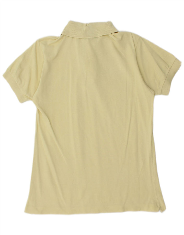 Мужская рубашка-поло LACOSTE, размер 3, маленькая, желтая, хлопок
