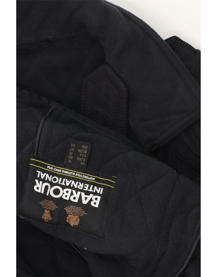 Женская стеганая куртка Barbour UK 14, большая, темно-синяя
