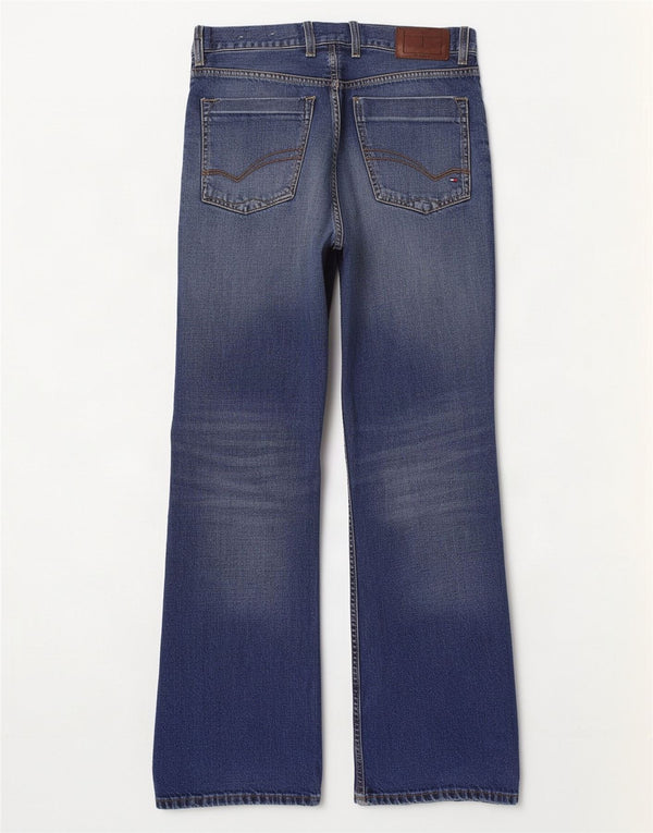 Мужские прямые джинсы Tommy Hilfiger Bedford Bootcut W30 L32, синий хлопок