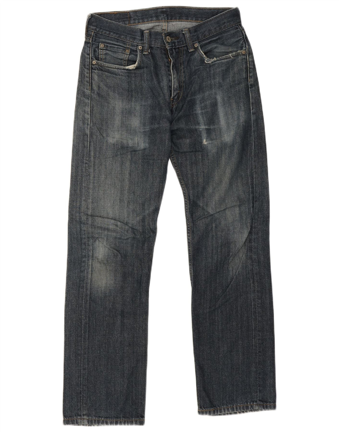 Мужские прямые джинсы Levi's 505 W30 L32 синие, хлопок