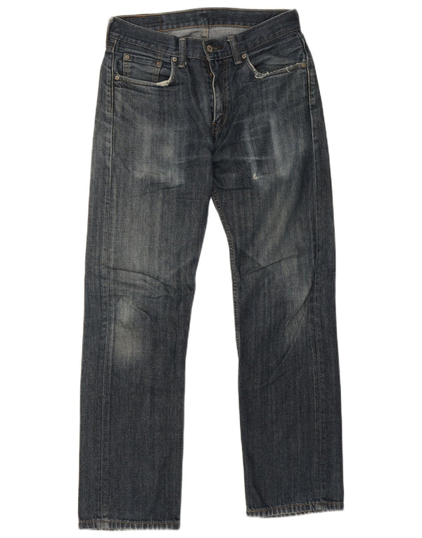 Мужские прямые джинсы Levi's 505 W30 L32 синие, хлопок