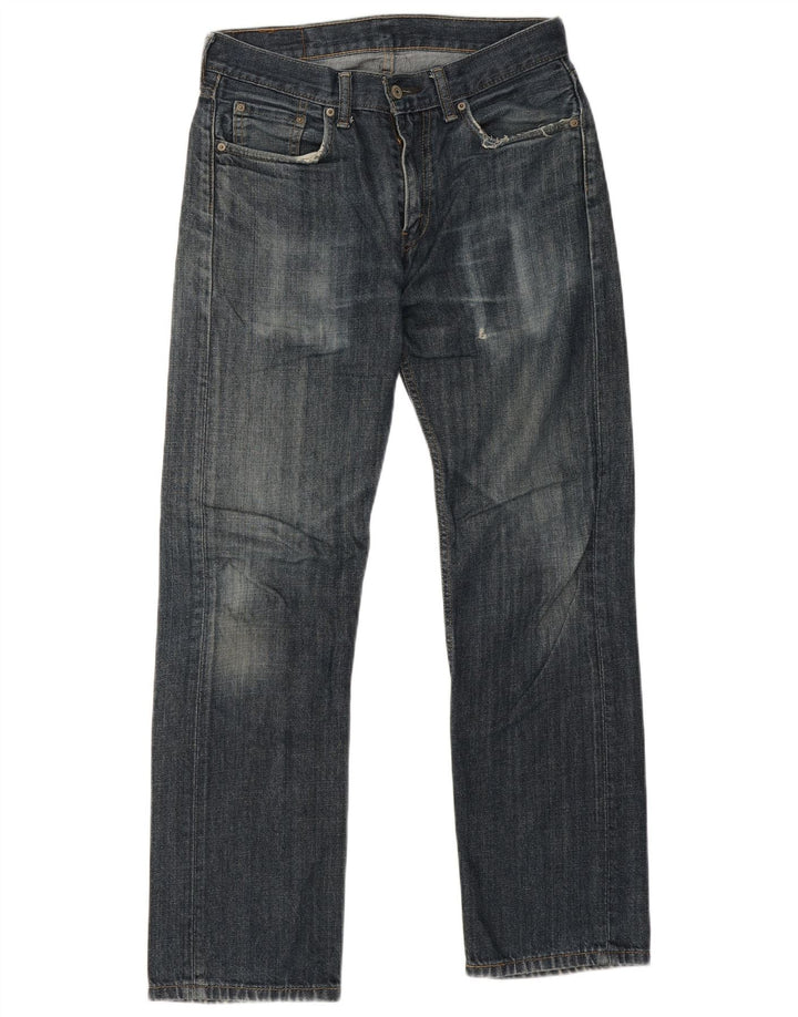 Мужские прямые джинсы Levi's 505 W30 L32 синие, хлопок