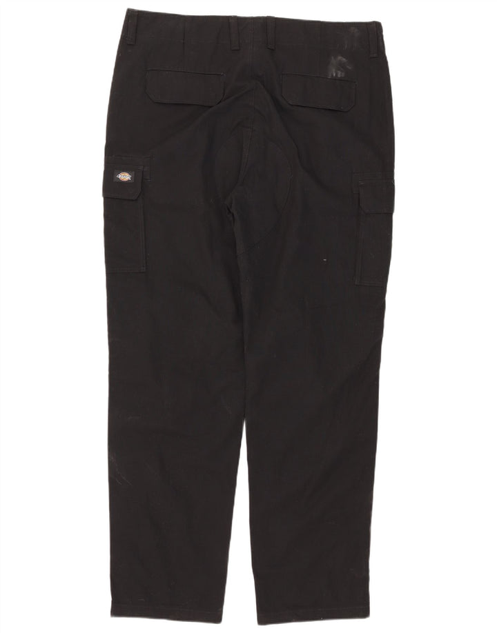 Мужские прямые брюки-карго Dickies W38 L32, черные, хлопковые