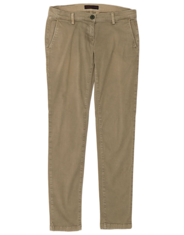 Trussardi Женские узкие брюки чинос IT 38 XS W30 L31 Хаки Хлопок