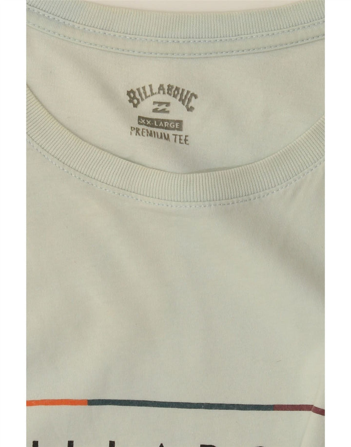 BILLABONG Мужская футболка с рисунком Top 2XL Синяя