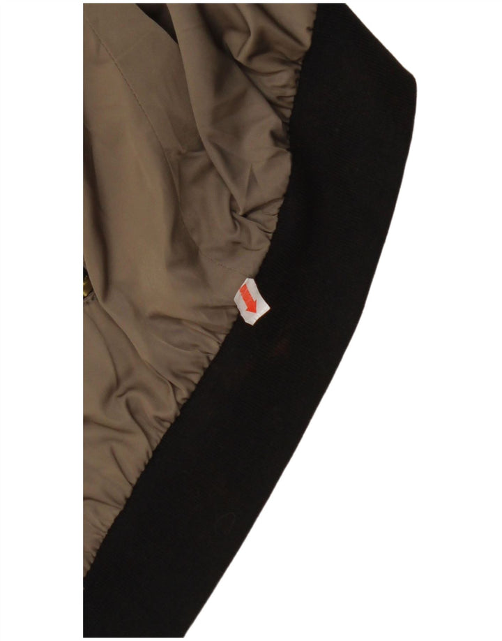 Женский бомбер оверсайз ZARA UK 10, маленький зеленый хлопок